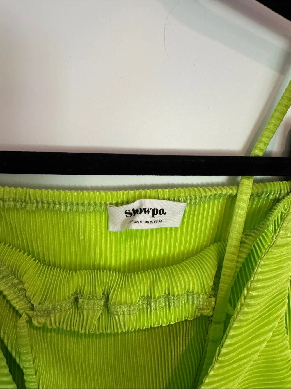 Showpo Neon Lime Midi Two-Piece Set